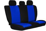 Калъфи за седалки за Volkswagen Touareg (I) 2002-2010 CARO син 2+3