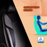 Калъфи за седалки за Dacia Dokker 2017-up DUBAI_СИВ 2+3