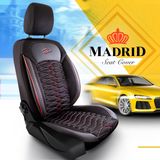 Калъфи за седалки за Renault Clio (III) 2005-2012 MADRID_ЧЕРВЕН 2+3