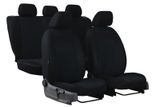 Калъфи за седалки за Fiat Doblo (III) 2010-2016 CARO черен 2+3