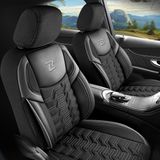 Калъфи за седалки за Ford EcoSport (II) 2012-up BERLIN_СИВ 2+3