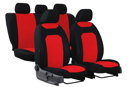 Калъфи за седалки за Suzuki Vitara (III) 2015-> CARO червен 2+3